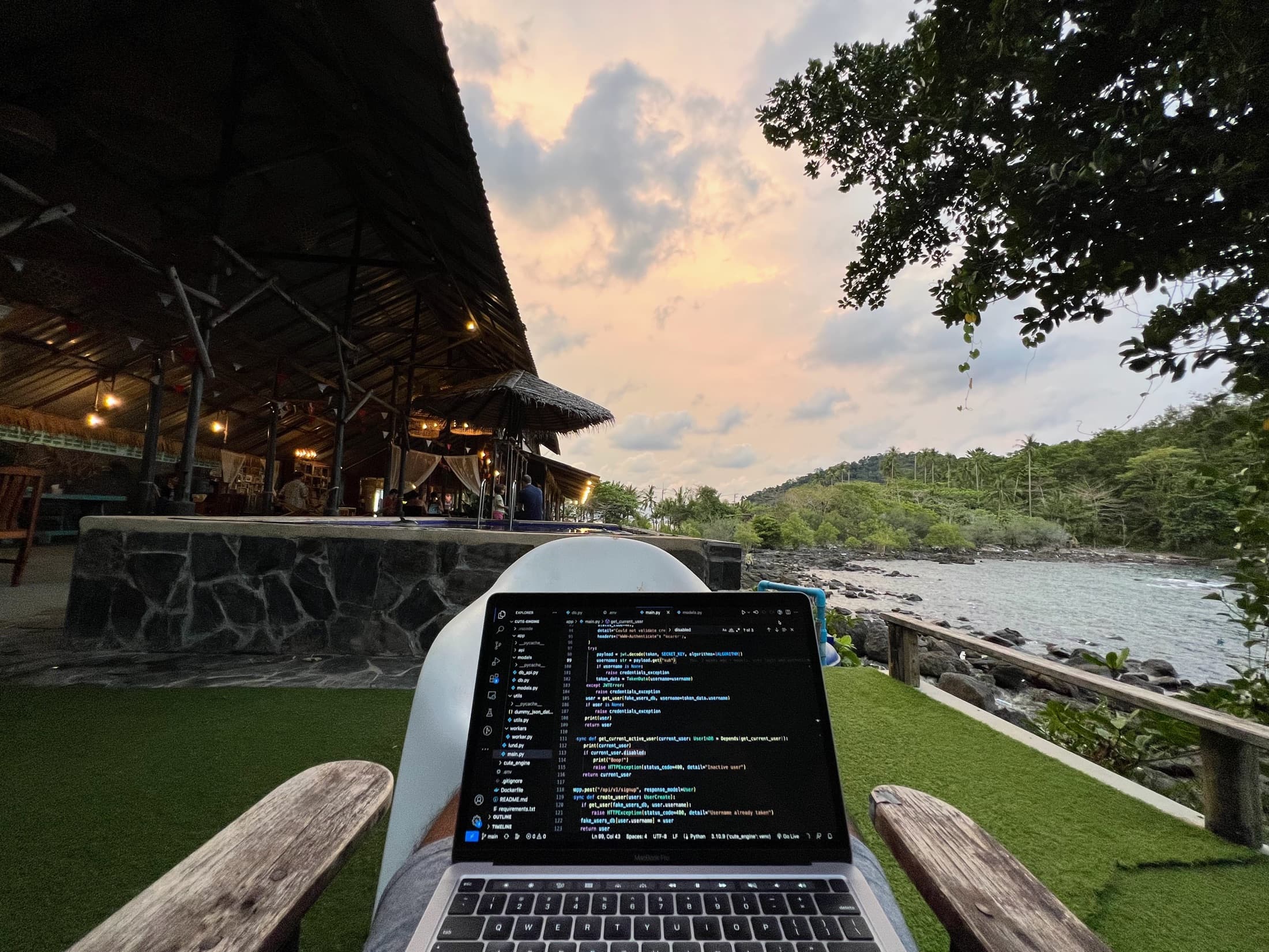 An island in Thailand